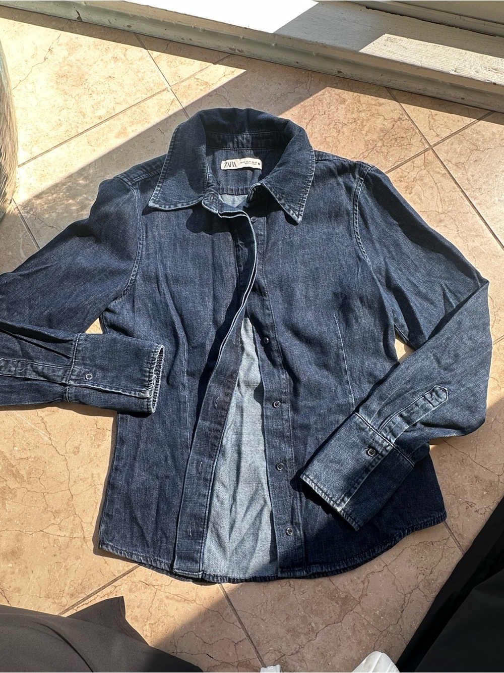 Zara Dark Blue Denim Jacket